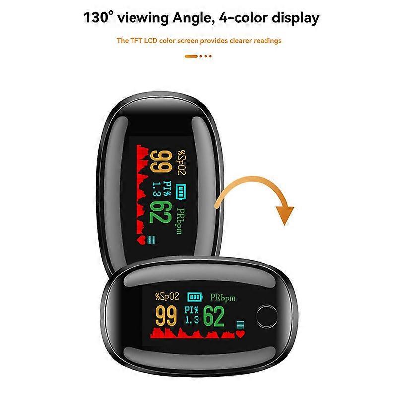 B06B-Pulse Monitor Blood Oxygen Saturation Detector Mini Reusable Finger Clip Mountaineering Skiing Cycling Enthusiasts