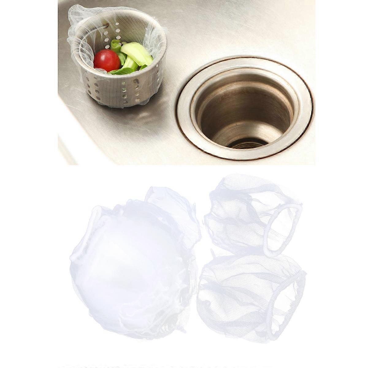 Sink Strainer Bag Kitchen Mesh Filter for Durable Use 60Pcs