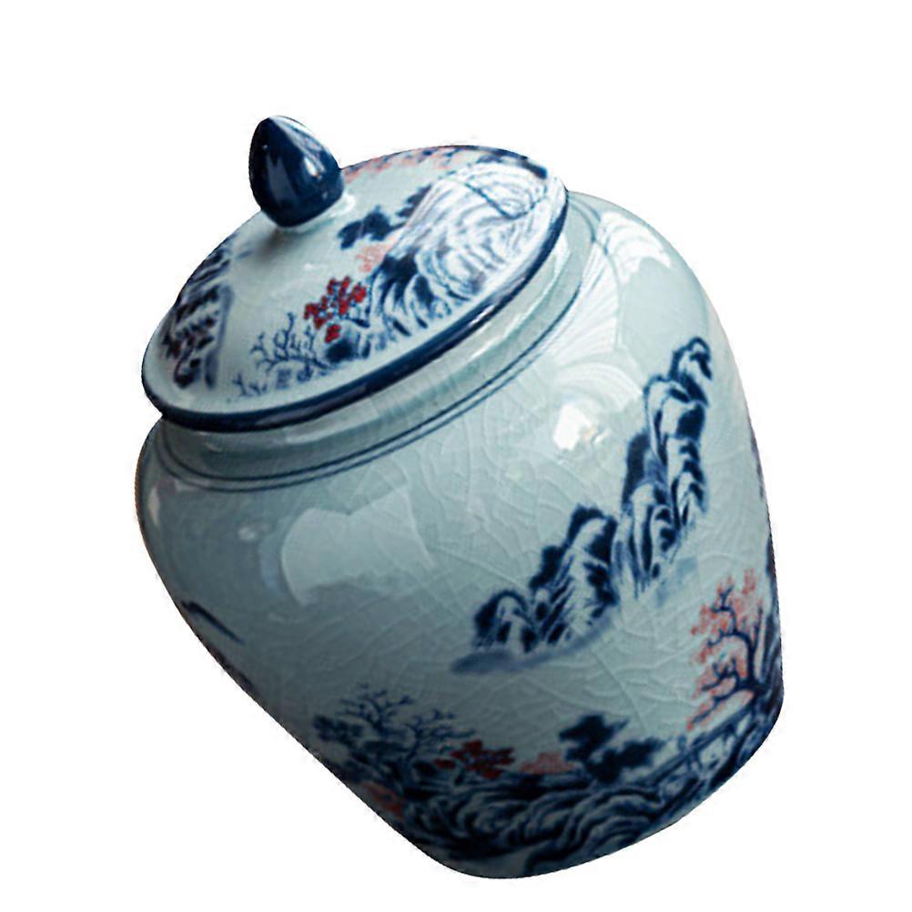 Ceramic Tea Jar for Multi-Function Storage Jar in Assorted Color