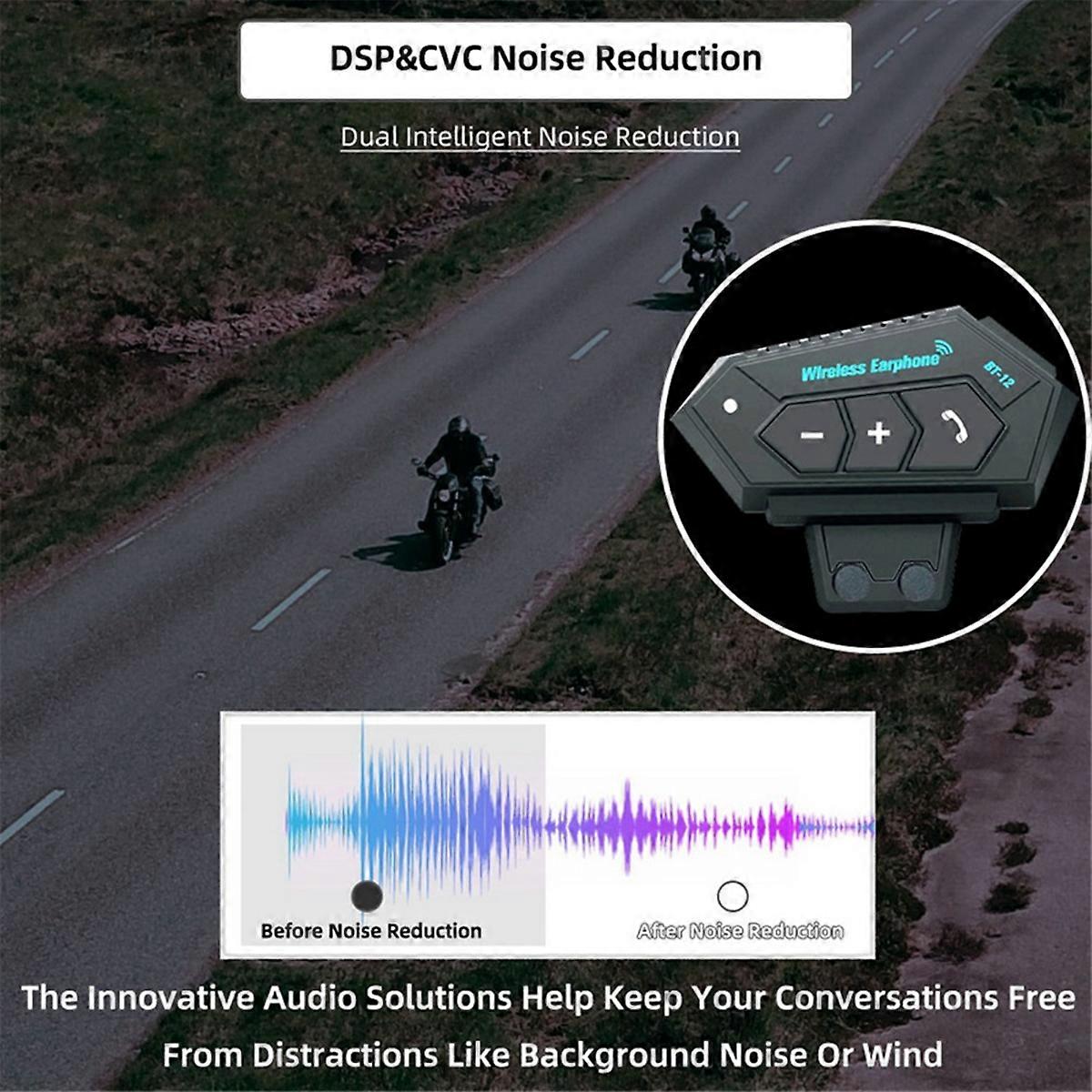 Wireless Bluetooth Earphones For Helmets Electric Motorcycle