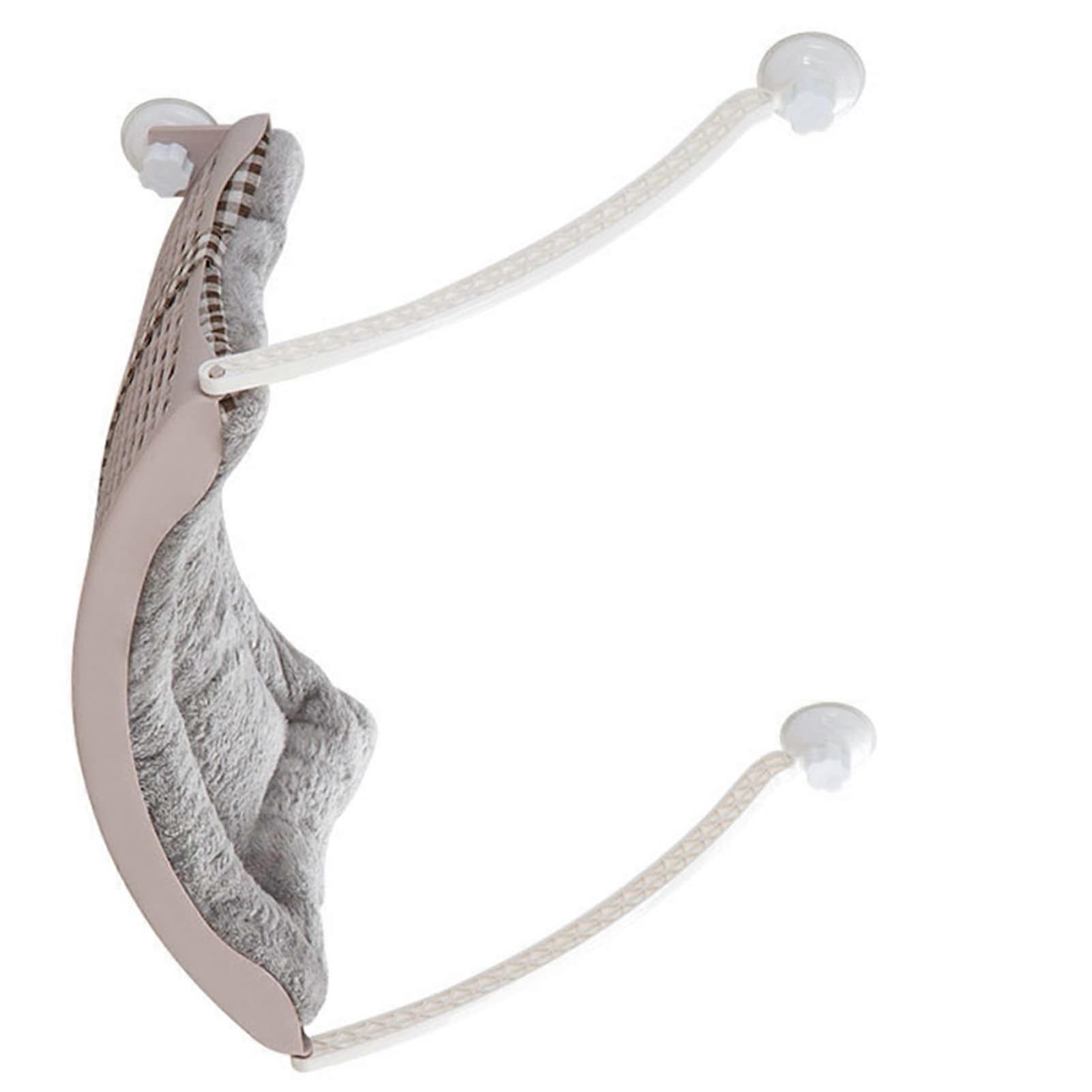 Cat Windows Perch Cat Window Hammock for Home Use, SpaceSaving, Easy to Clean, Breathable, Lotus Root Pink