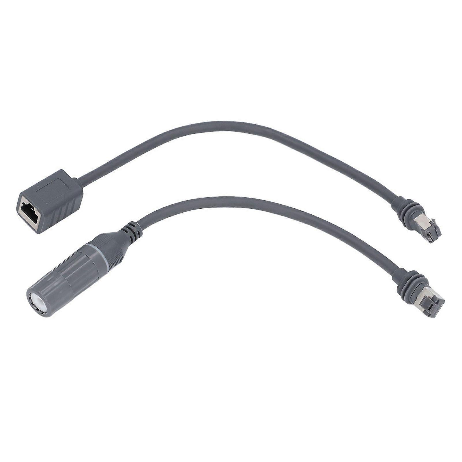 1 Pair SPX Male to RJ45 Adapter IP67 Water Resistant 1200Mbps Speed SPX to RJ45 Connector for Gen3 Dish and Router