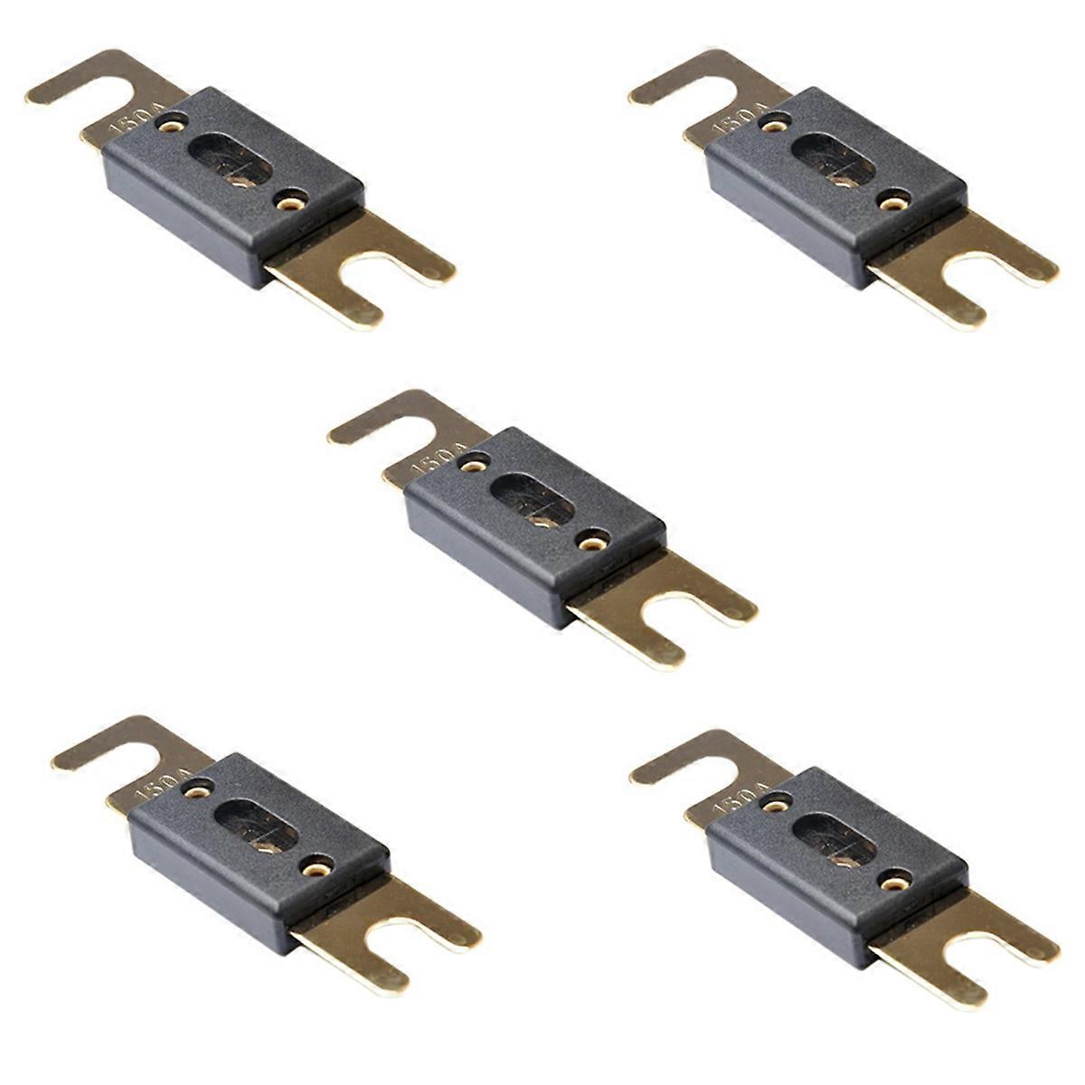 150 Amp Anl Fuse for Circuit 5Pcs Gold Plated Protection