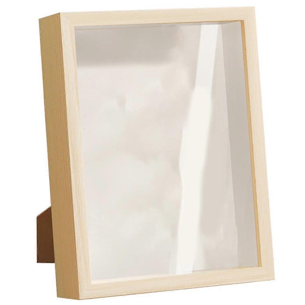 Unique 3D Wood-Based Panels Frame, compatible with wall mounting, preserves memories stylishly; perfect for photos, art, moments—elegant home decor
