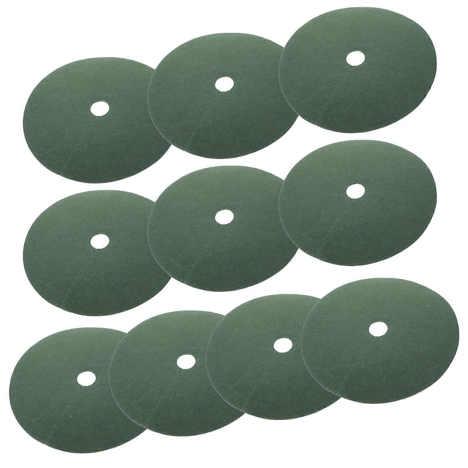 Root Barrier Tree Protector Mats for Garden Use 50Pcs Green Covers