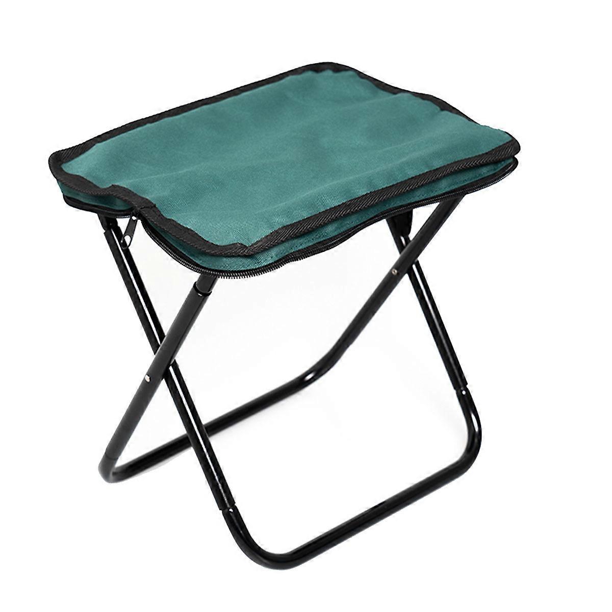 Camping Portable Folding Stools MIni Ultralight Storage Chair Green
