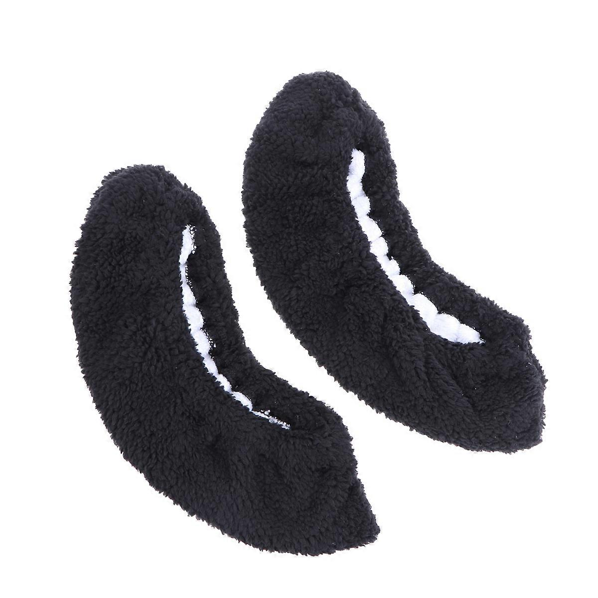 Ice Skate Covers Kids Elastic Skating Protector 2Pair Black Color
