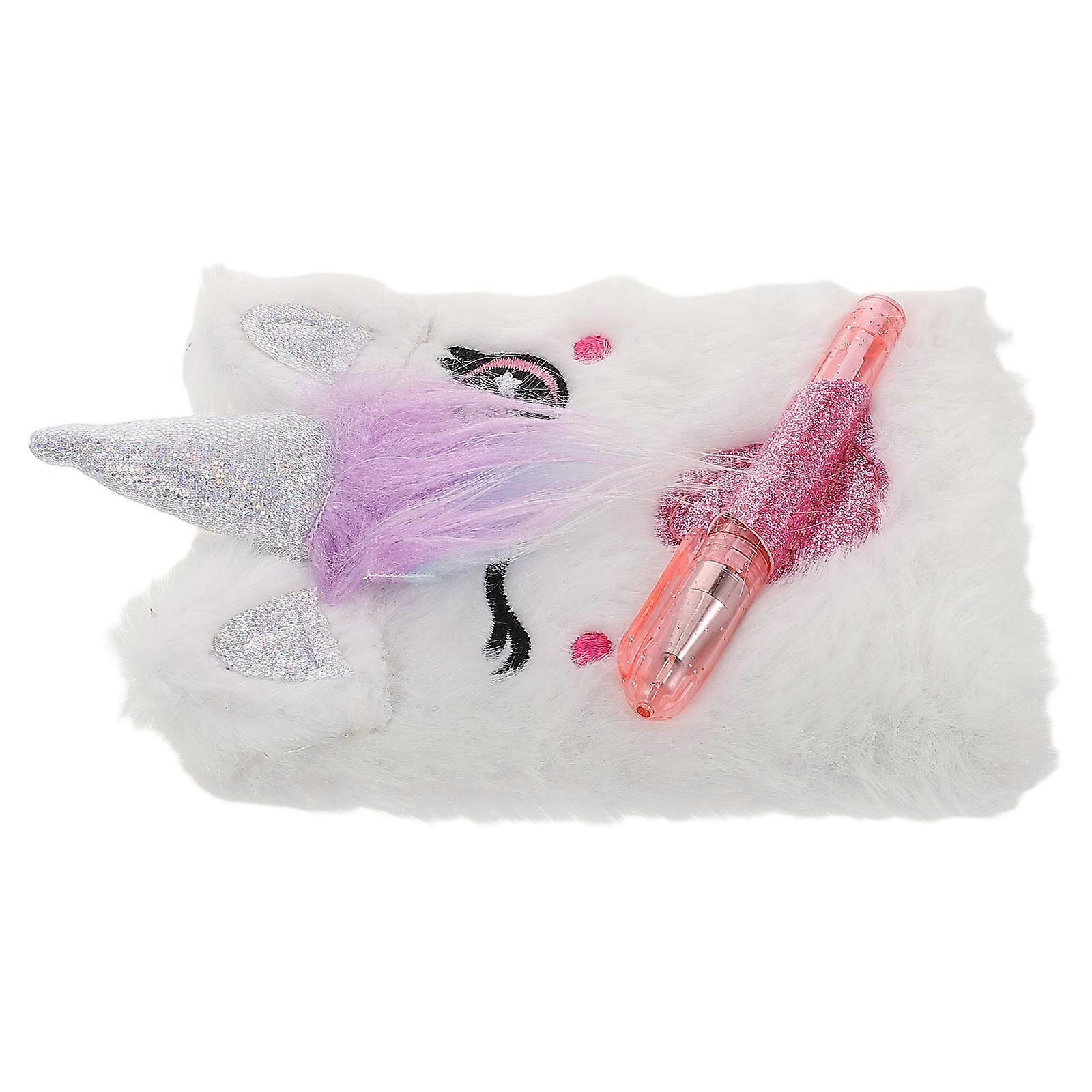 DIY Plush Unicorn Notebook for Writing 2Sets Cute Journal Diary for Girls