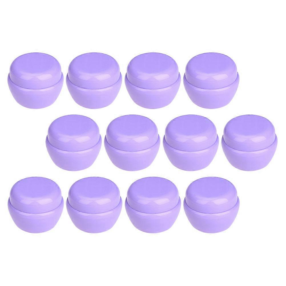 Travel Mushroom Shape Cream Jar Container for Storage Use 15Pcs Plastic