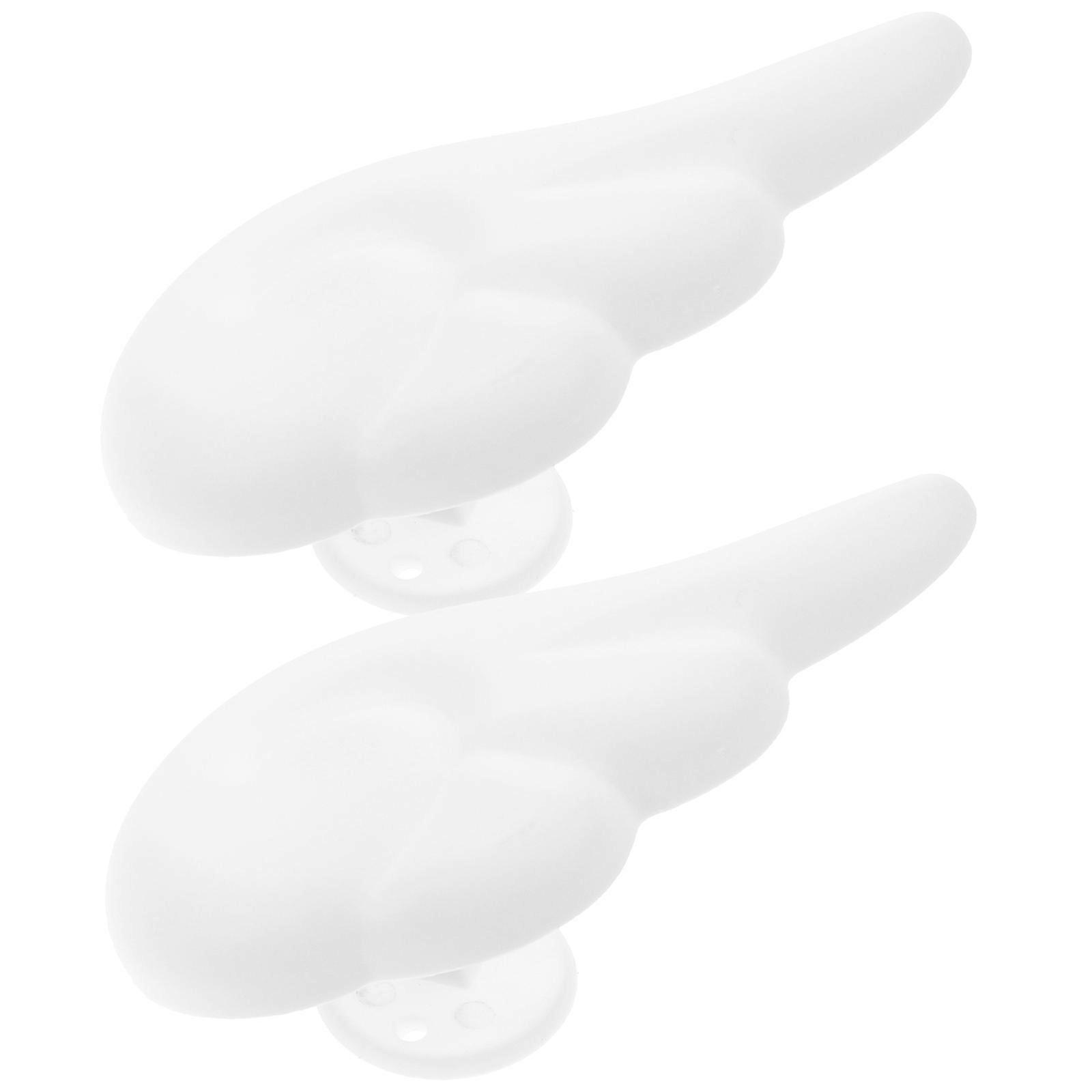 Wing Decor White Decorative Wings for Crafts 6Pcs