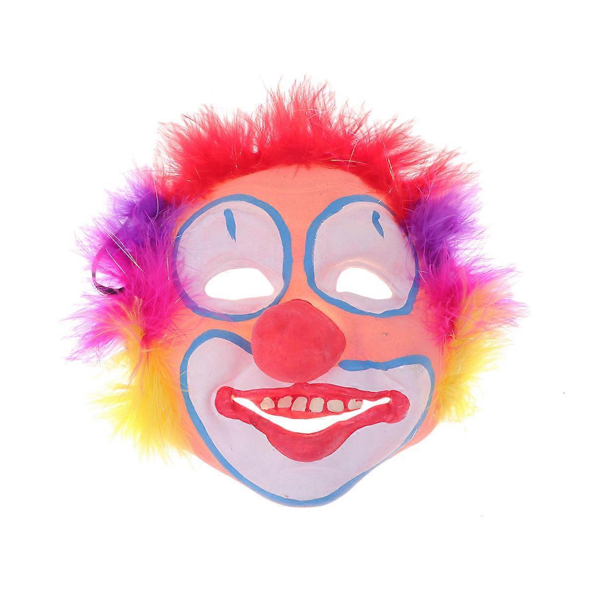Funny Scary Mask Halloween Clown Mask for Decoration 3Pcs Multi