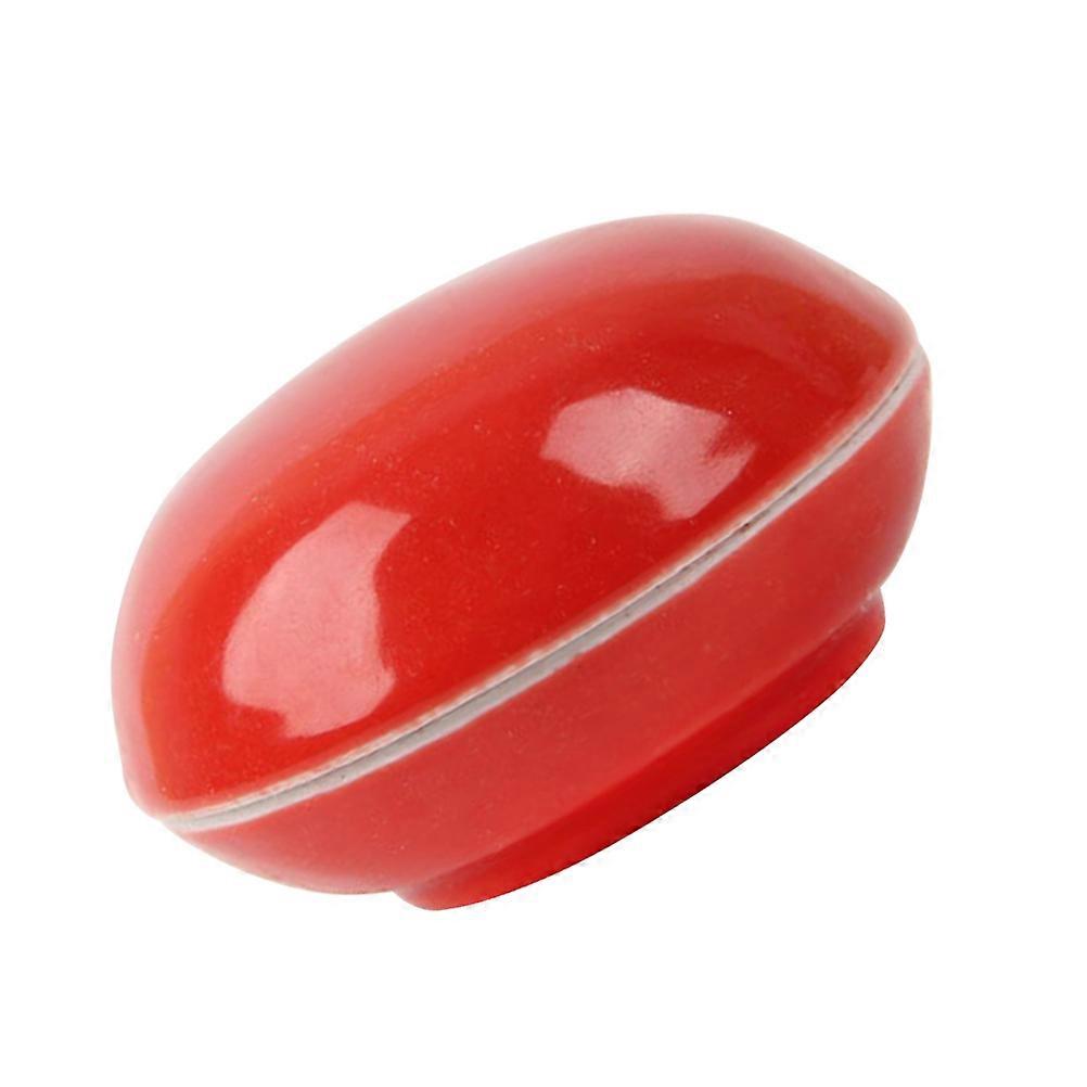 Red Ceramic Inkpad Box for Painting with Lid 2Pcs Porcelain Storage Container