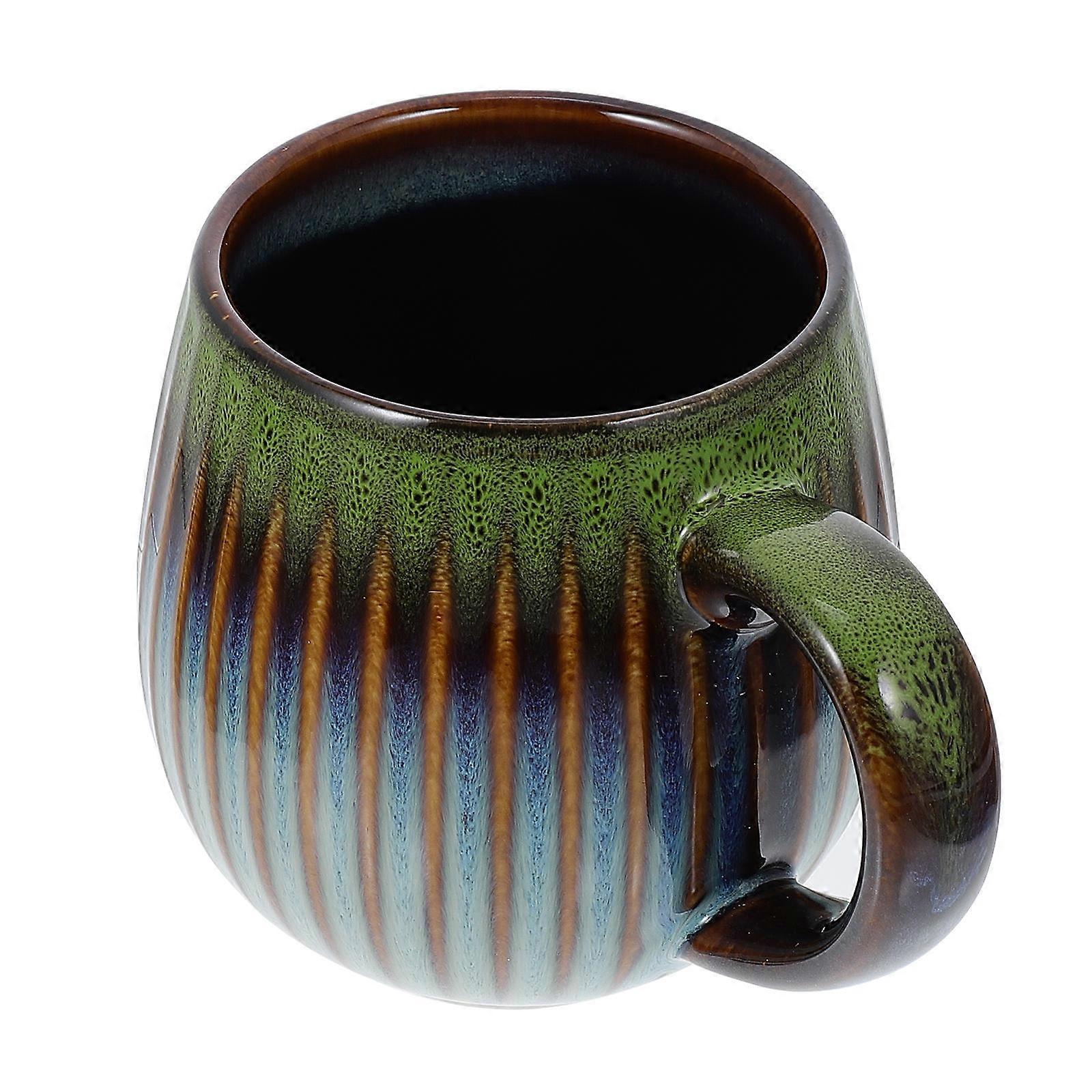 Creative Ceramic Drinking Cup for Home Use 2Pcs Practical Coffee Mug