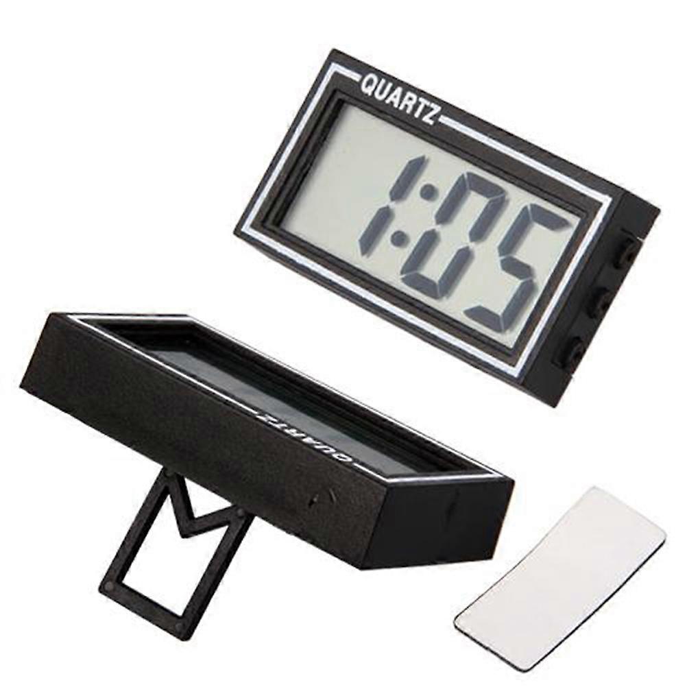 Auto Dashboard Clock Digital LCD Clock Calendar Function Car Use 1Pcs