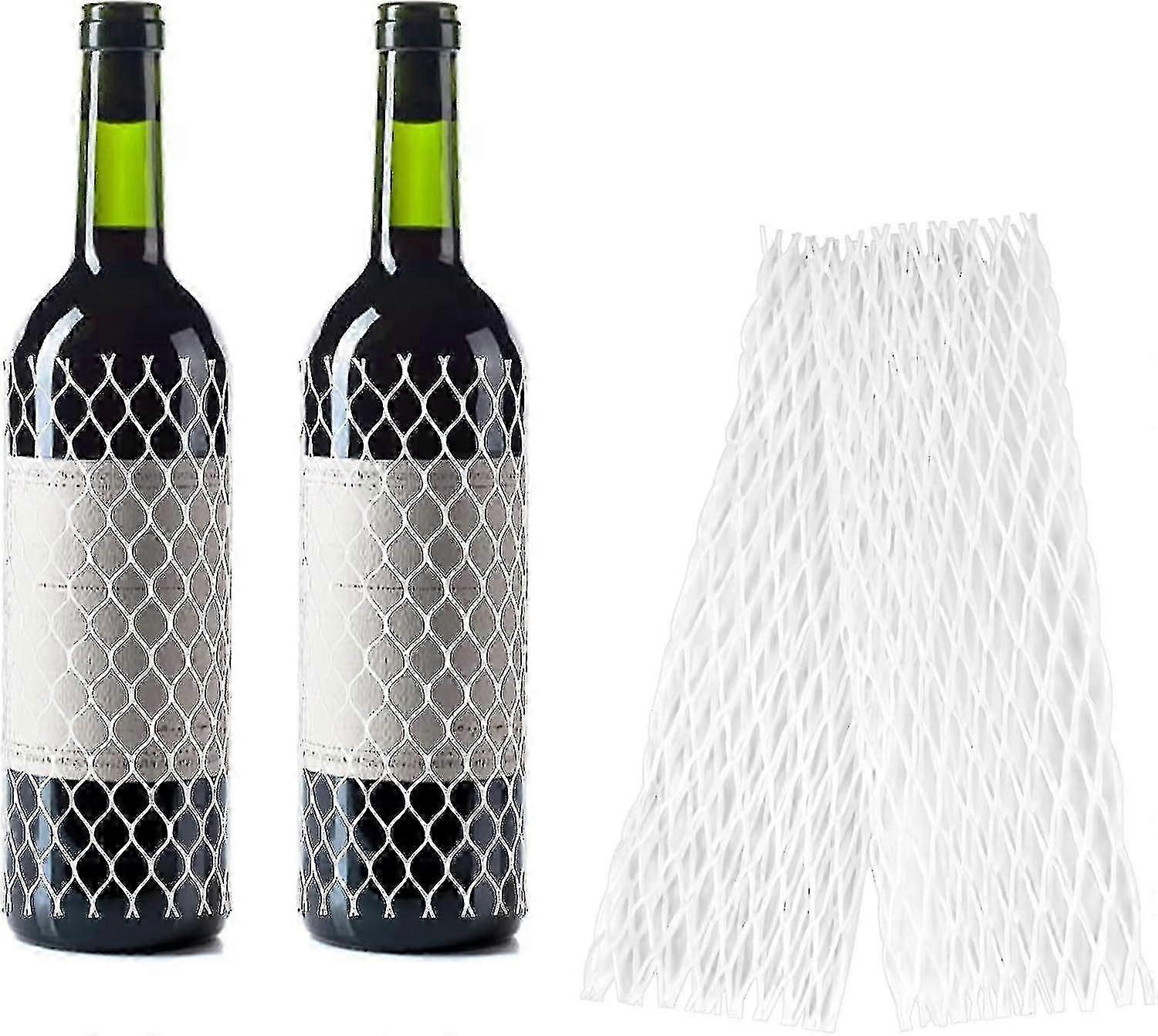 30 pieces mesh bottle sleeves 7.8 inch bottle protector