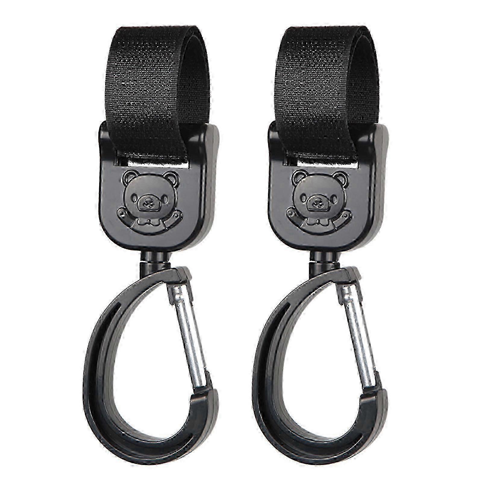 2 Pcs Baby Stroller Hooks Clips For Hanging Diaper Bags, Stroller Organizer