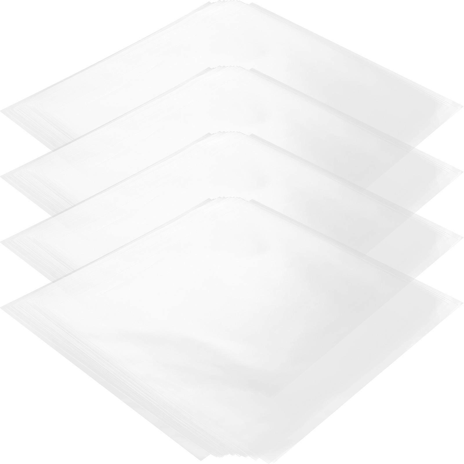 Outer Vinyl Record Sleeve Protective Self-Adhesion 150 Pieces Pack