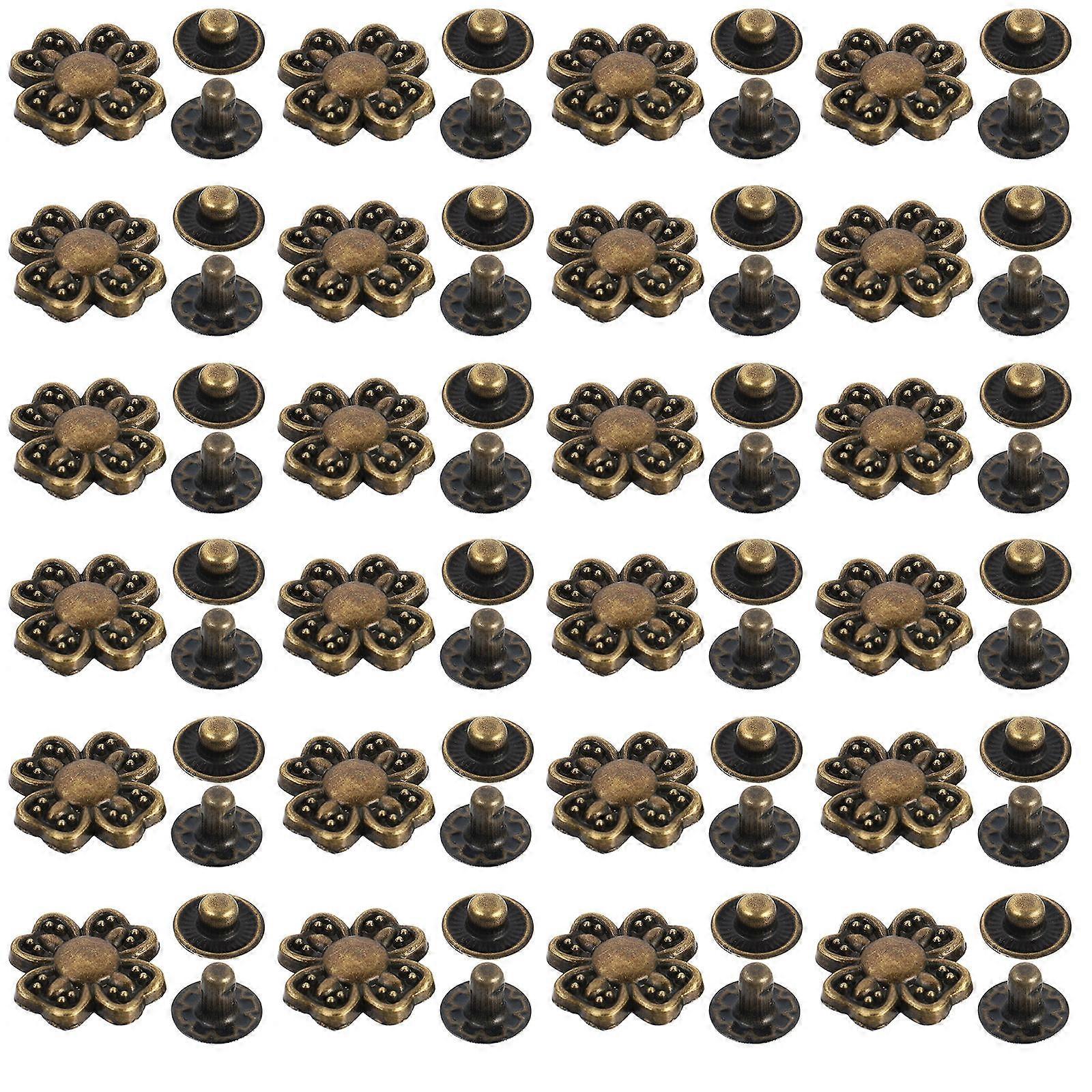 Snap Button Purse Snap Clasps Bag Accessory Artists DIY Enthusiasts Heart Shape 20 Sets