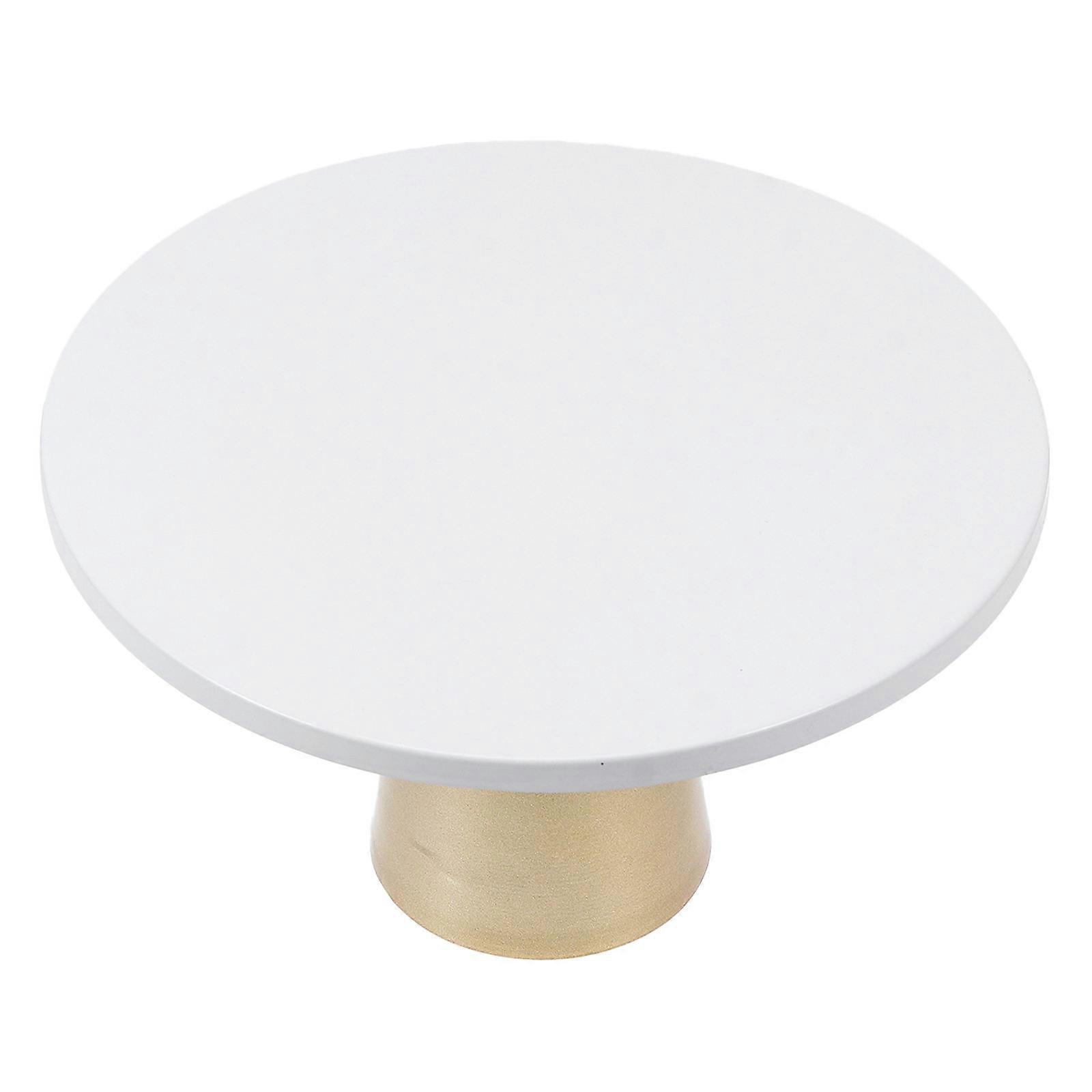 Cake Holder Cupcake Stand for Storage Use 2Pcs White Yellow