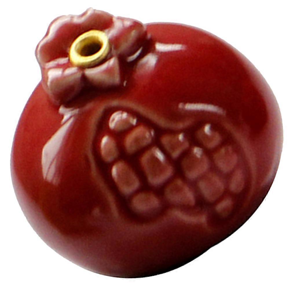 Pomegranate Shape Incense Holder Office Use 2Pcs Set