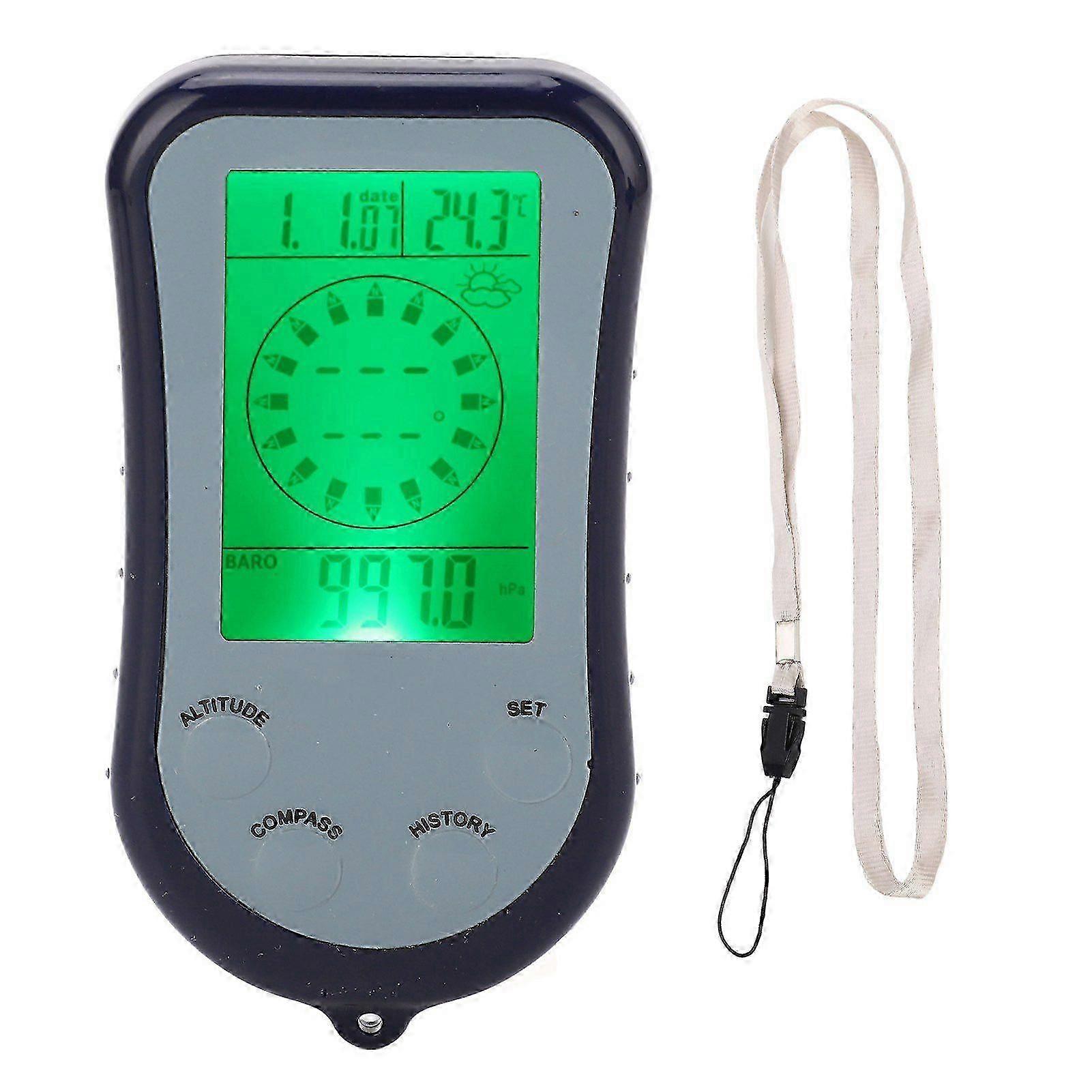 Højkvalitets ZD-2068 højdemåler 8 i 1 elektronisk digital multifunktion
