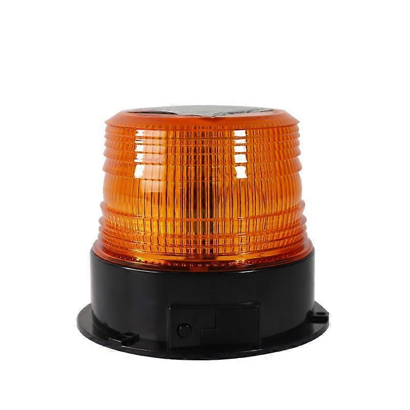 Rechargeable Wireless LED Beacon 12V-24V Orange Strobe Light Magnetic Flashing Emergency Warning Lights for Car Auto Vehicle Tractor SUV