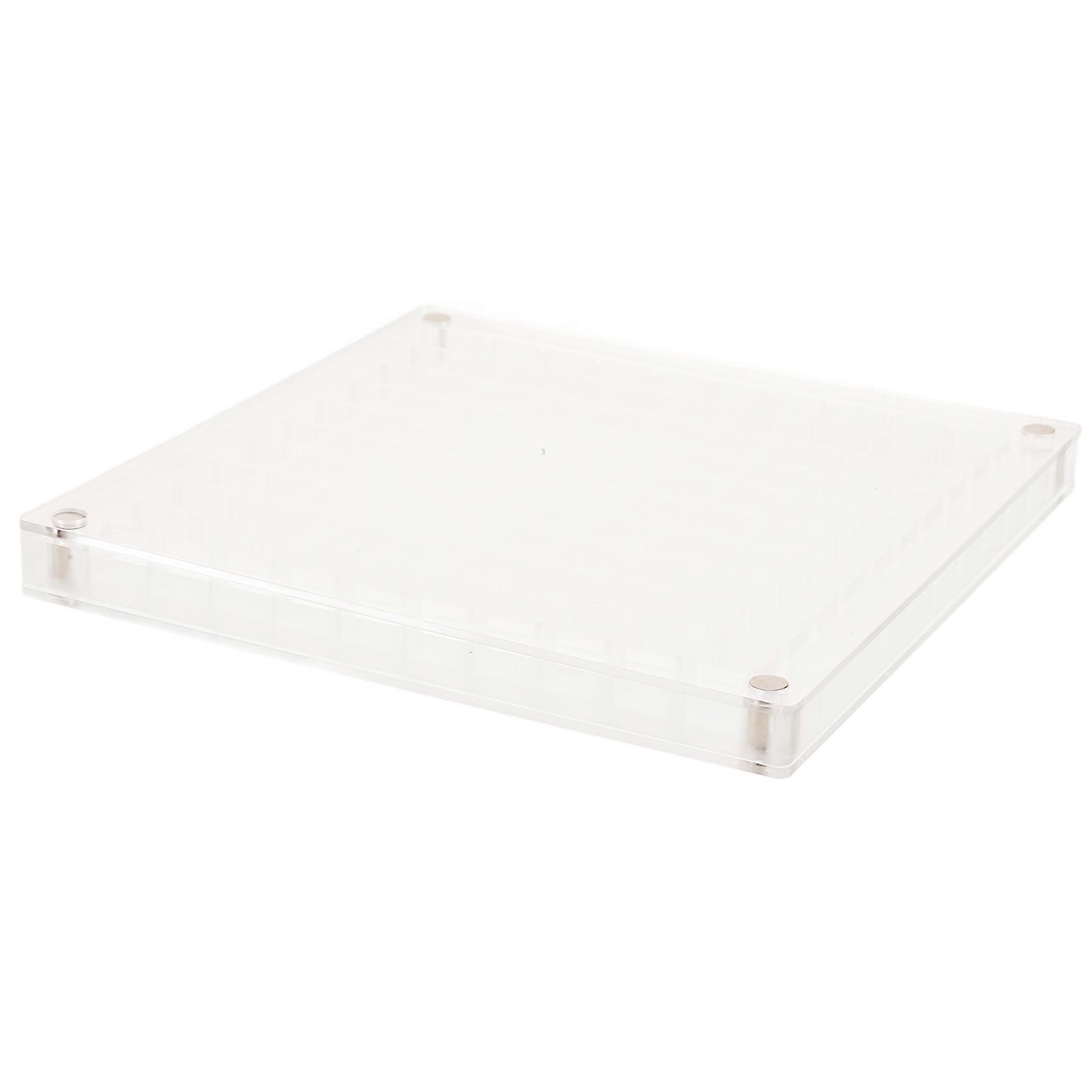 Mini Seashell Display Box for Displaying 4Pcs Acrylic Magnetic Organizer