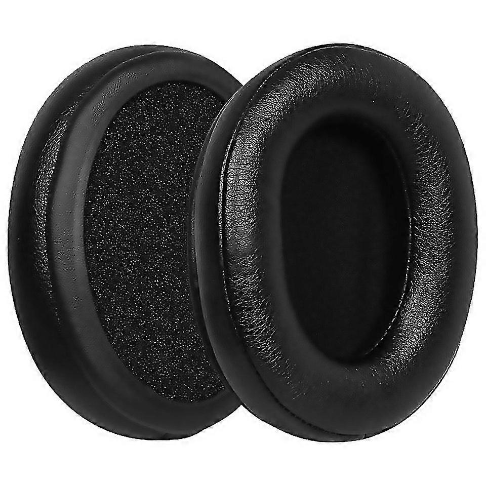 For 2 Pack Litchi Pattern Splicing Earphone Earpads Pads For Hyperx Cloud 1 I 2 Ii