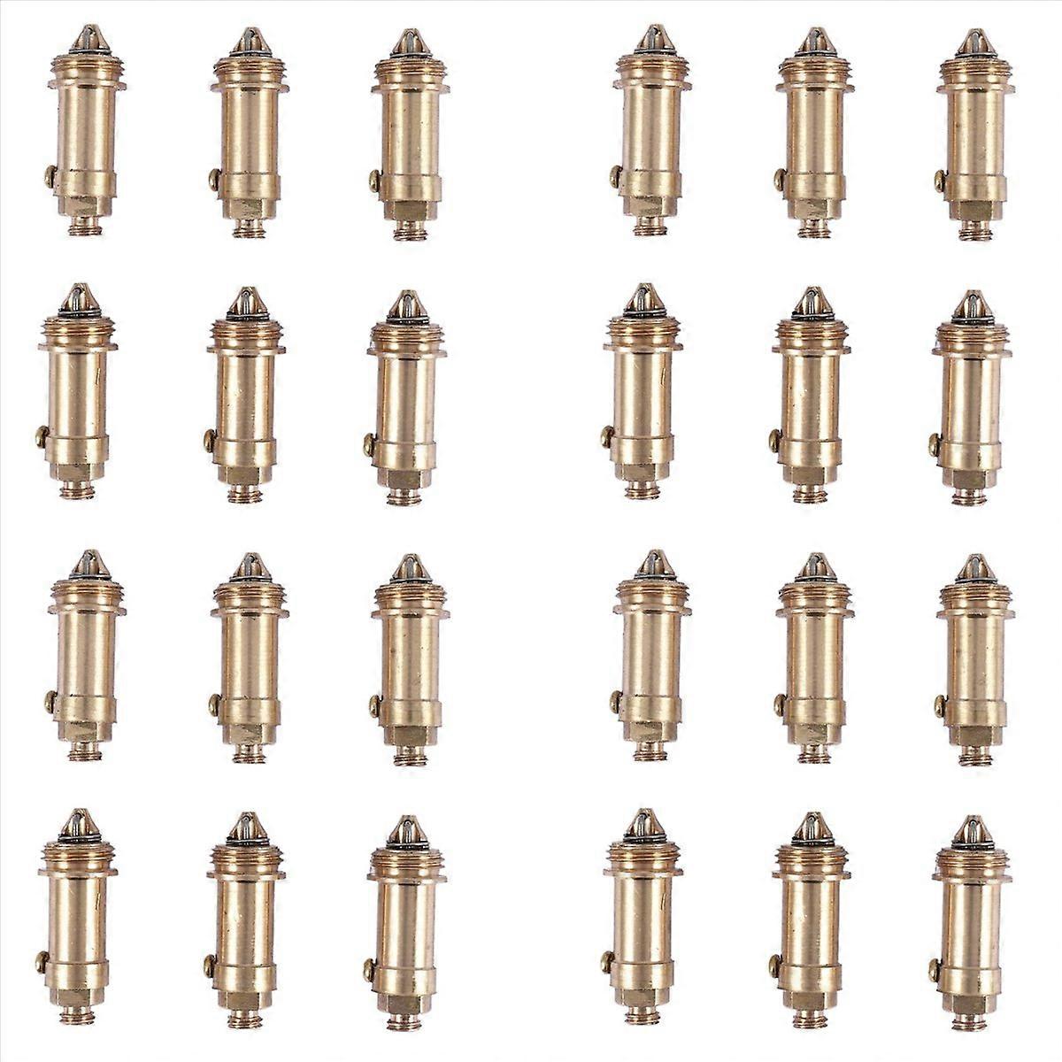 24 PCS Sink Plug Replacement Basin Bath Waste Click Spring Brass Plug Bolt for Kitchen Sink Bath Tub