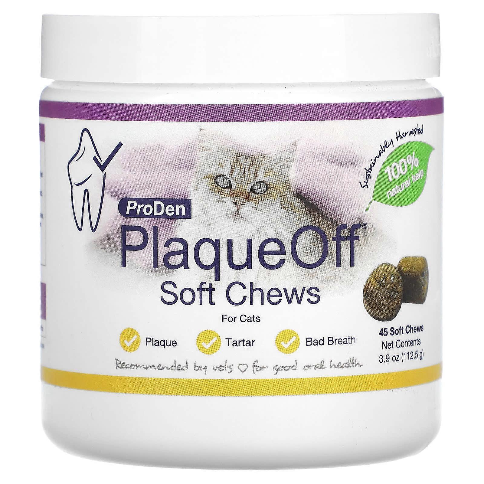 PlaqueOff Soft Chews, For Cats, 45 Soft Chews, 3.9 oz (112.5 g)