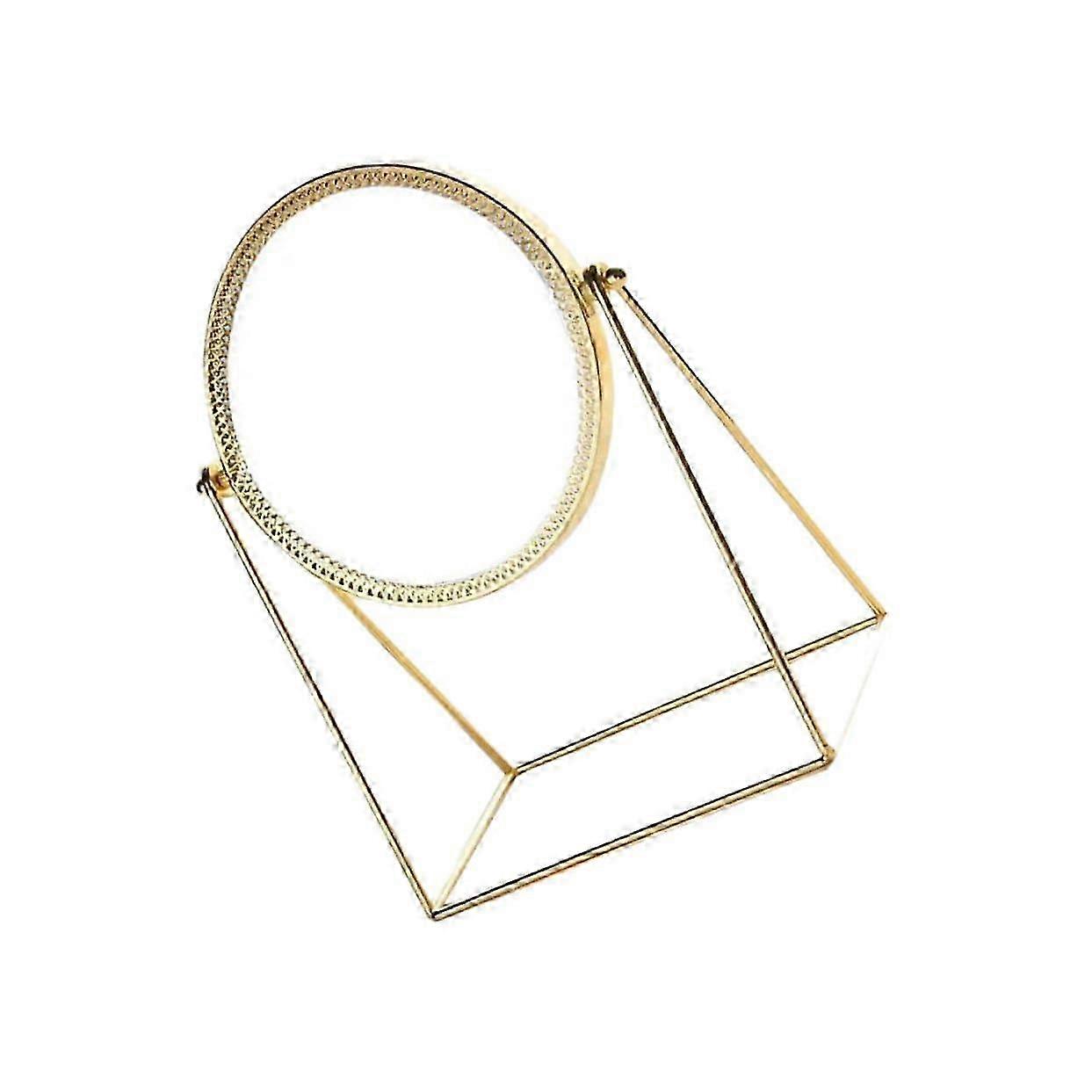 25-26 Makeup Mirror For Home And Travel Magnifying Round Rotating Desktop Cosmetic Mirror