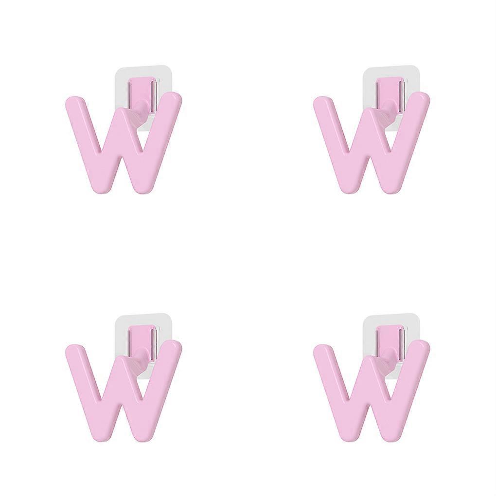 4pack/lot Practical And Convenient Bathroom Accessories Rack - Easy To Install Space-saving