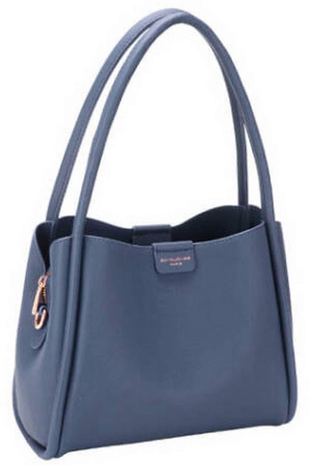David Jones Multi Pocket Tote Bag - Bering Sea Blue