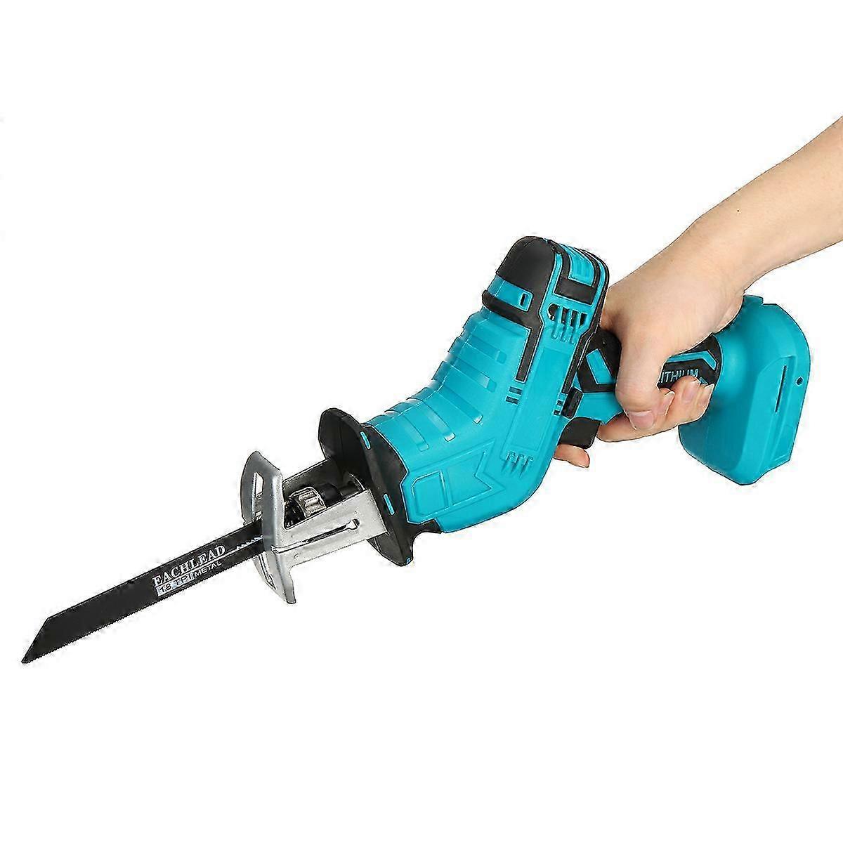Saber Saw Cordless Electric Reciprocating Saw with 4 Saw Blades for Makita 18V Battery (Machine Only) 25-26s
