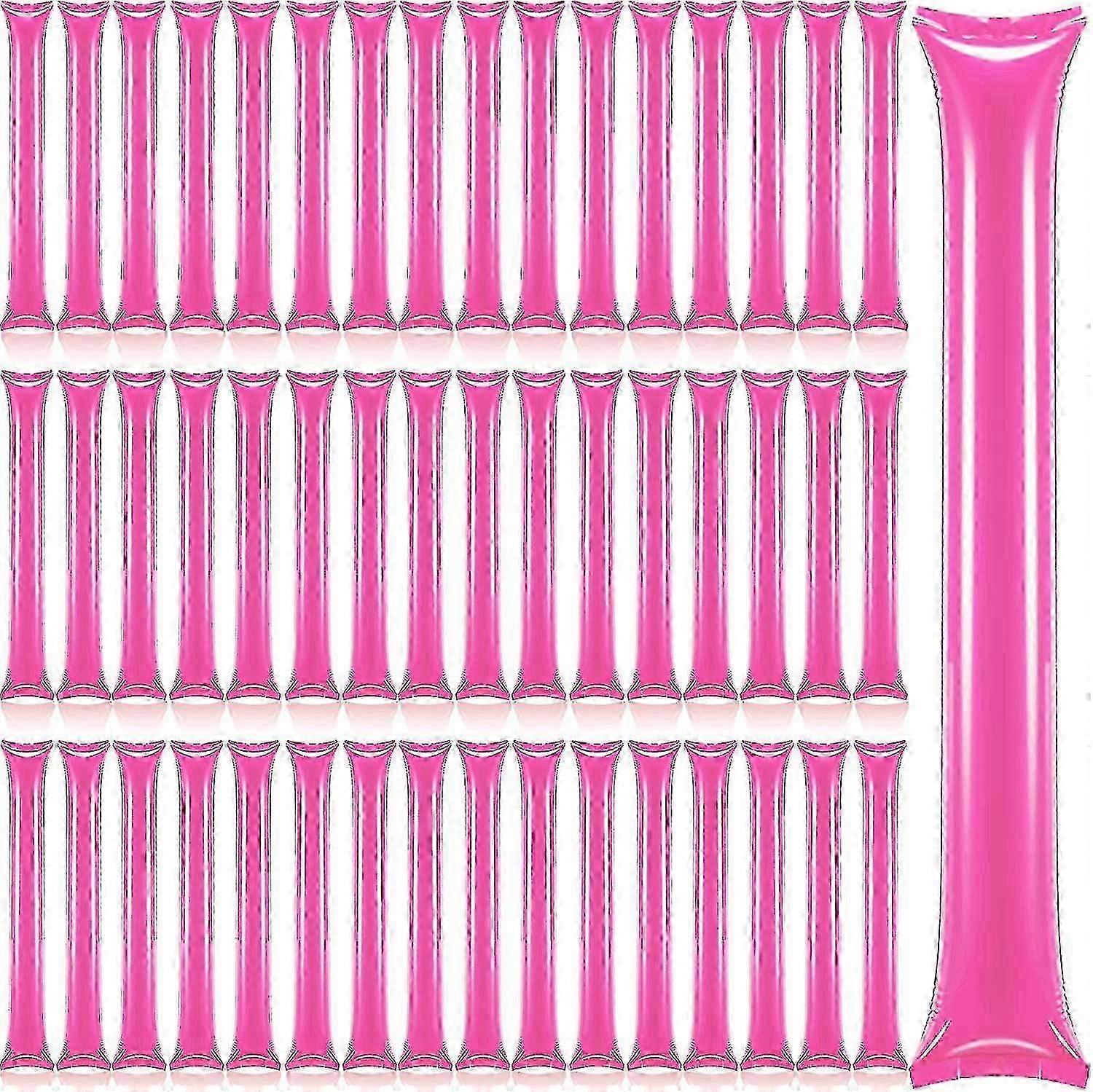 48 Pack Inflatable Thunder Sticks for Sports Events, Cheer Team Spirit Clapper Noise Makers
