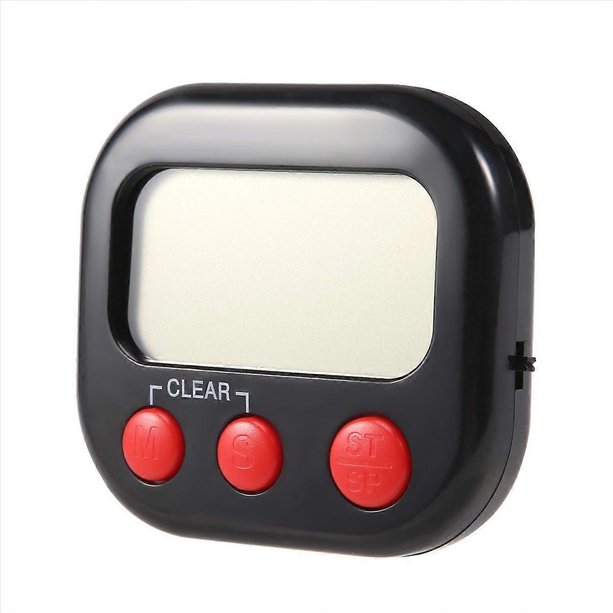 Kitchen Timer, Digital Visual Timer Magnetic Clock Stopwatch Countdown Timer, Large LCD Screen Display for Cooking