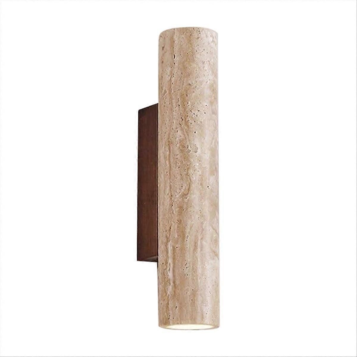 LED Wall Light Modern Simple Natural Yellow Travertine Wall Light
