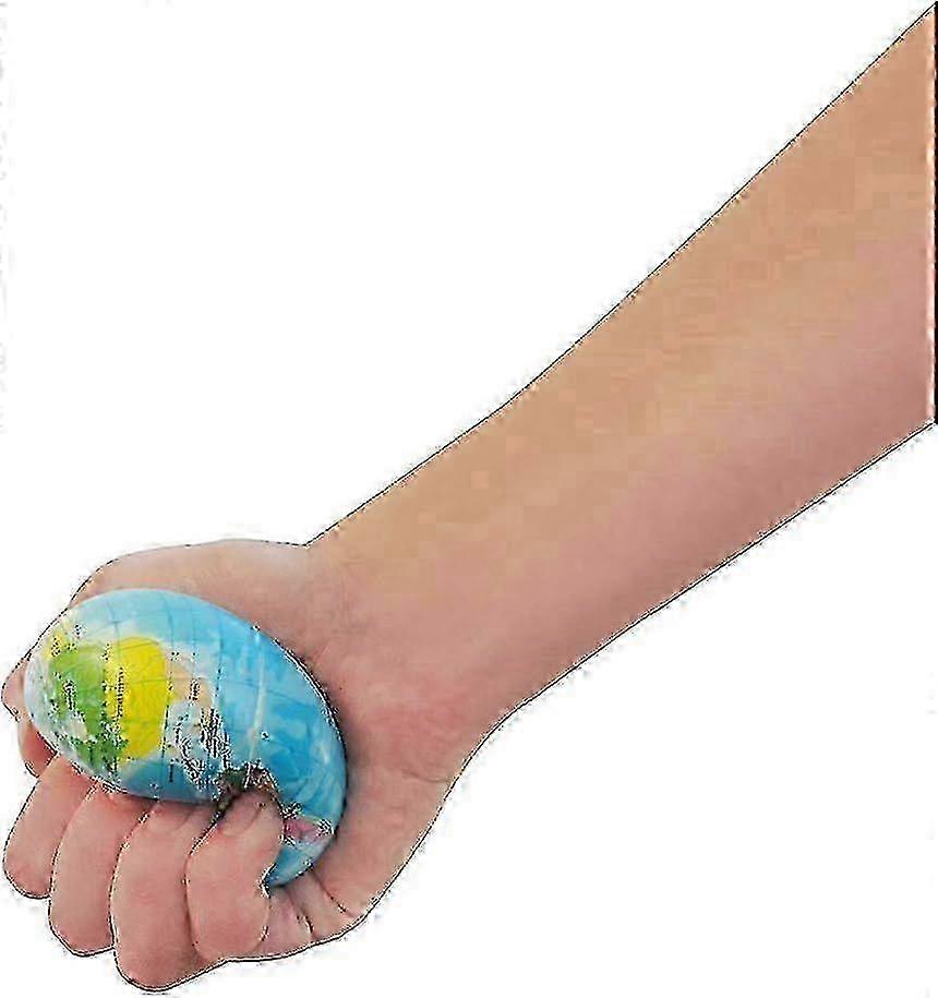 Anti-stress Ball, Squeeze Ball Globe For Stress Relief, Ball With Map Look For Reing And Aerating, For Travel