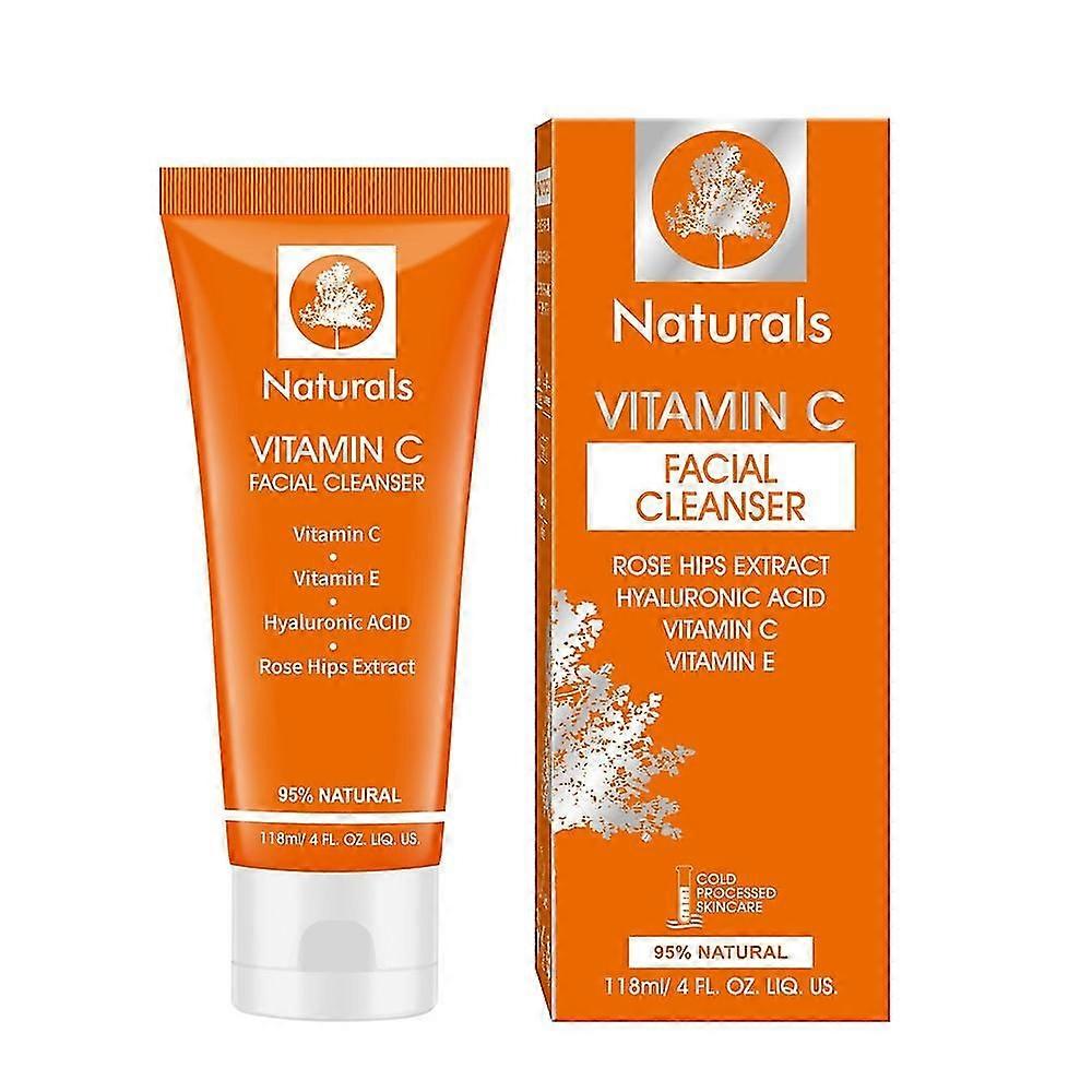 118ml Vc Facial Cleanser Deep Cleaning Ve Essence Face Hydrating Moisturizing Softening Delicate Pores Smooth Skin Care