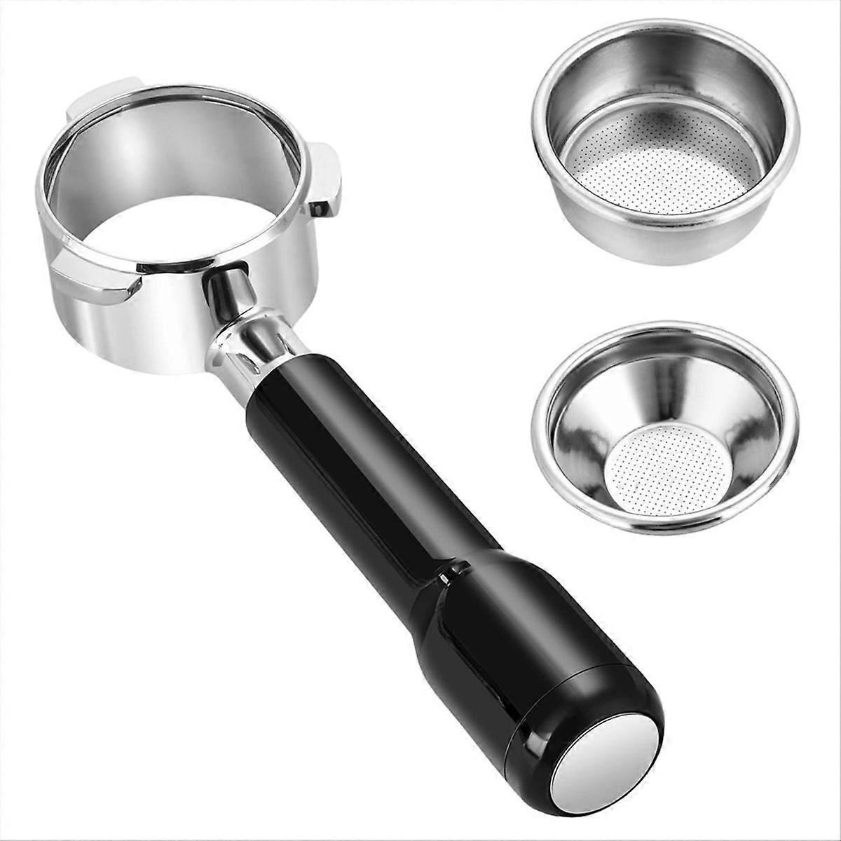 54mm Bottomless Portafilter with 2 Filter Baskets For Breville