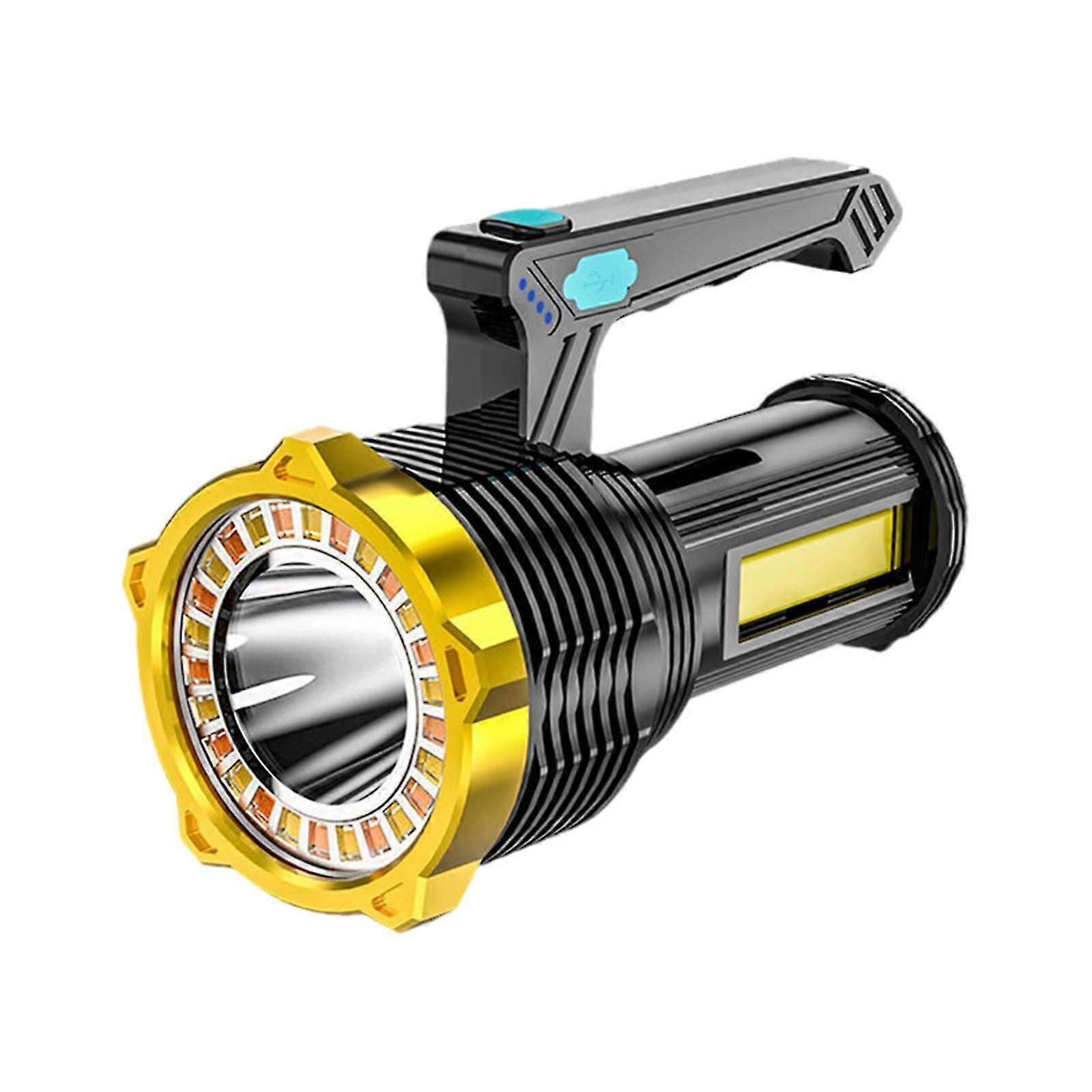 High Powered Led Flashlight Super Bright Torch Usb Rechargeable Lampuk