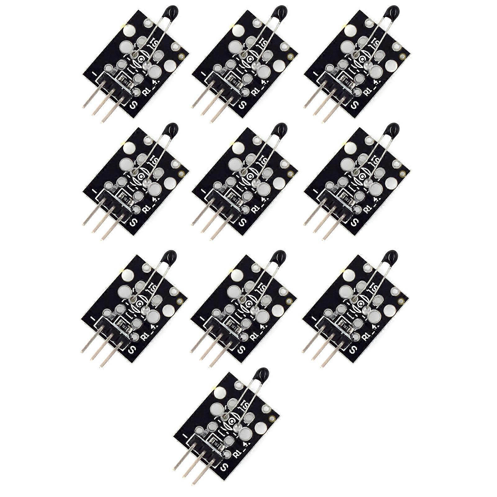Plugs and Play Temperature Sensorings Module Suitable for Multiple Microcontroller Platforms Multicolor