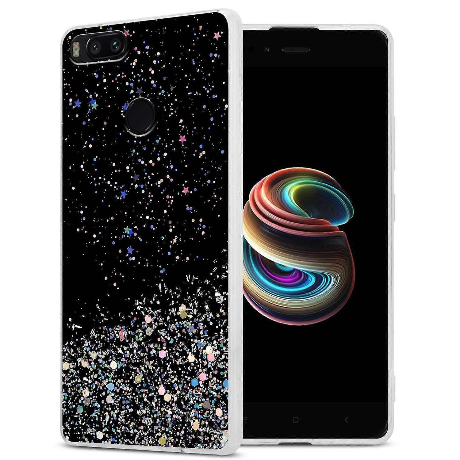 Θήκη Xiaomi RedMi A1 Προστατευτική Θήκη TPU - Διάφανη με Glitter