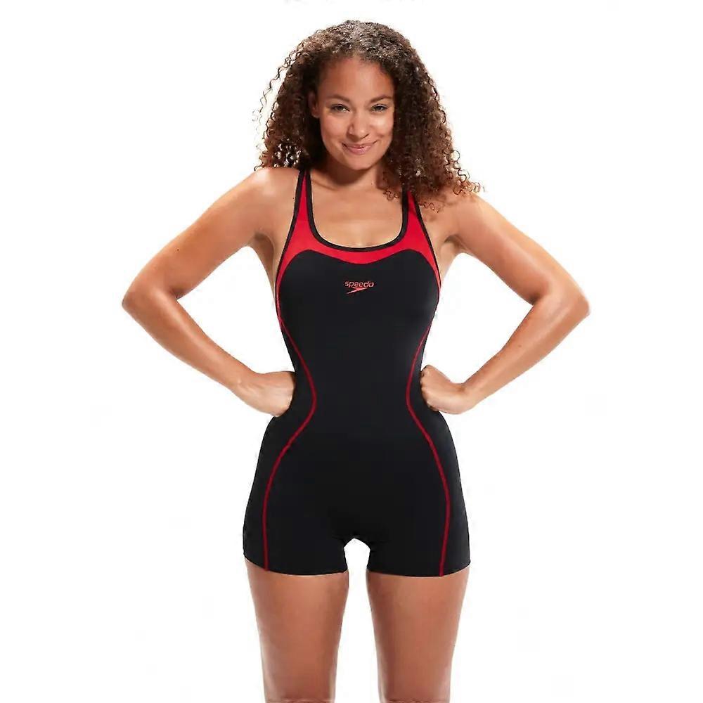 Combinaison Speedo Panel - Noir/Rouge