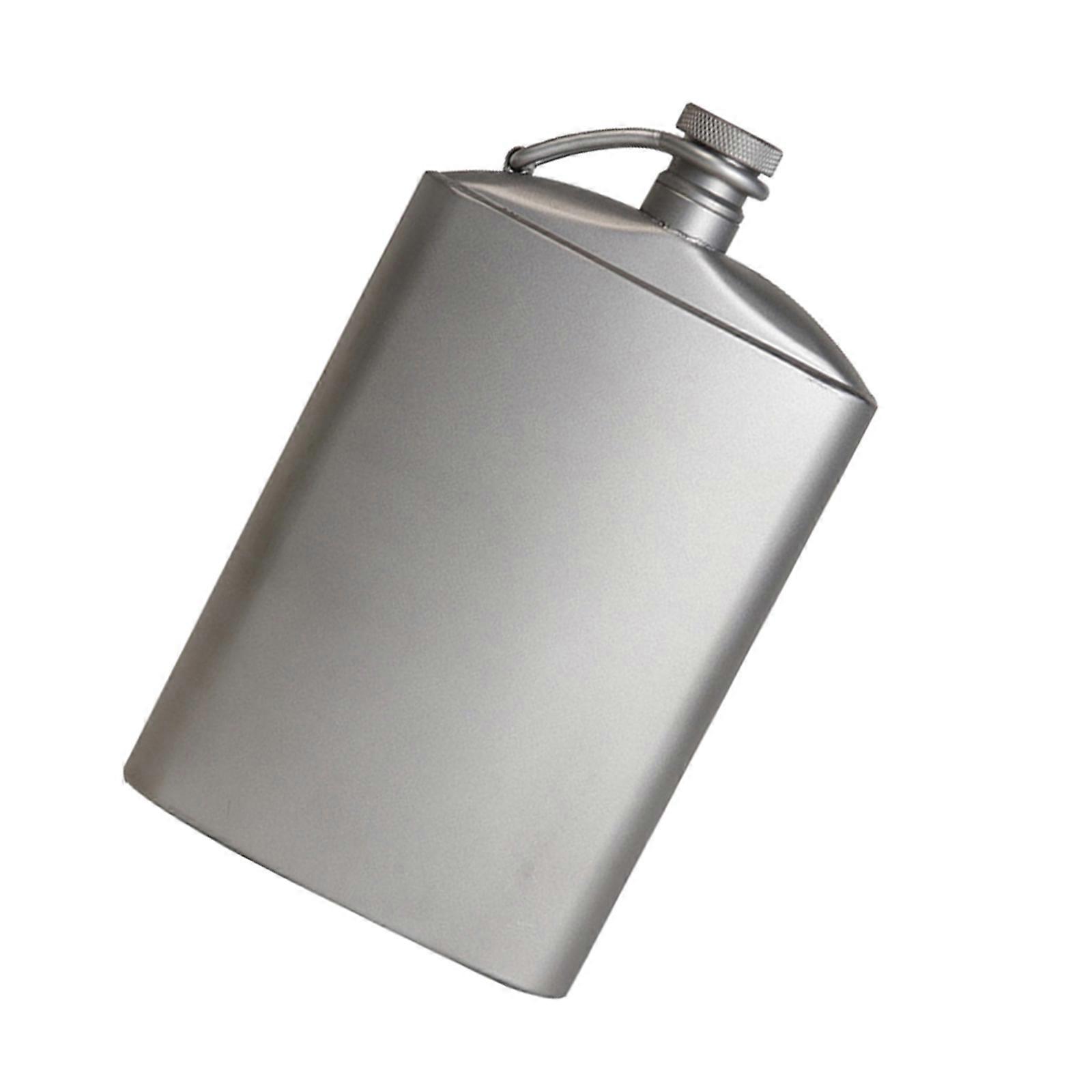 Titaniums Hip Flask Use Friendly 260ml/200ml Titaniums Hydrations Flat Bottle Perfect for Outdoors Enthusiasts Multicolor
