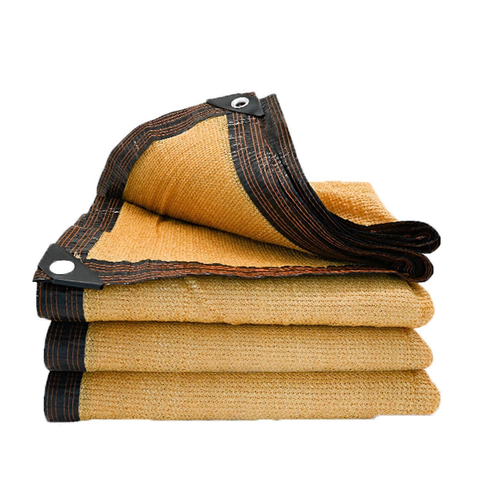 Outdoor Shade Net Size 8x9m 90% Shading Rate HDPE Material Reinforced Grommets For Garden Greenhouse