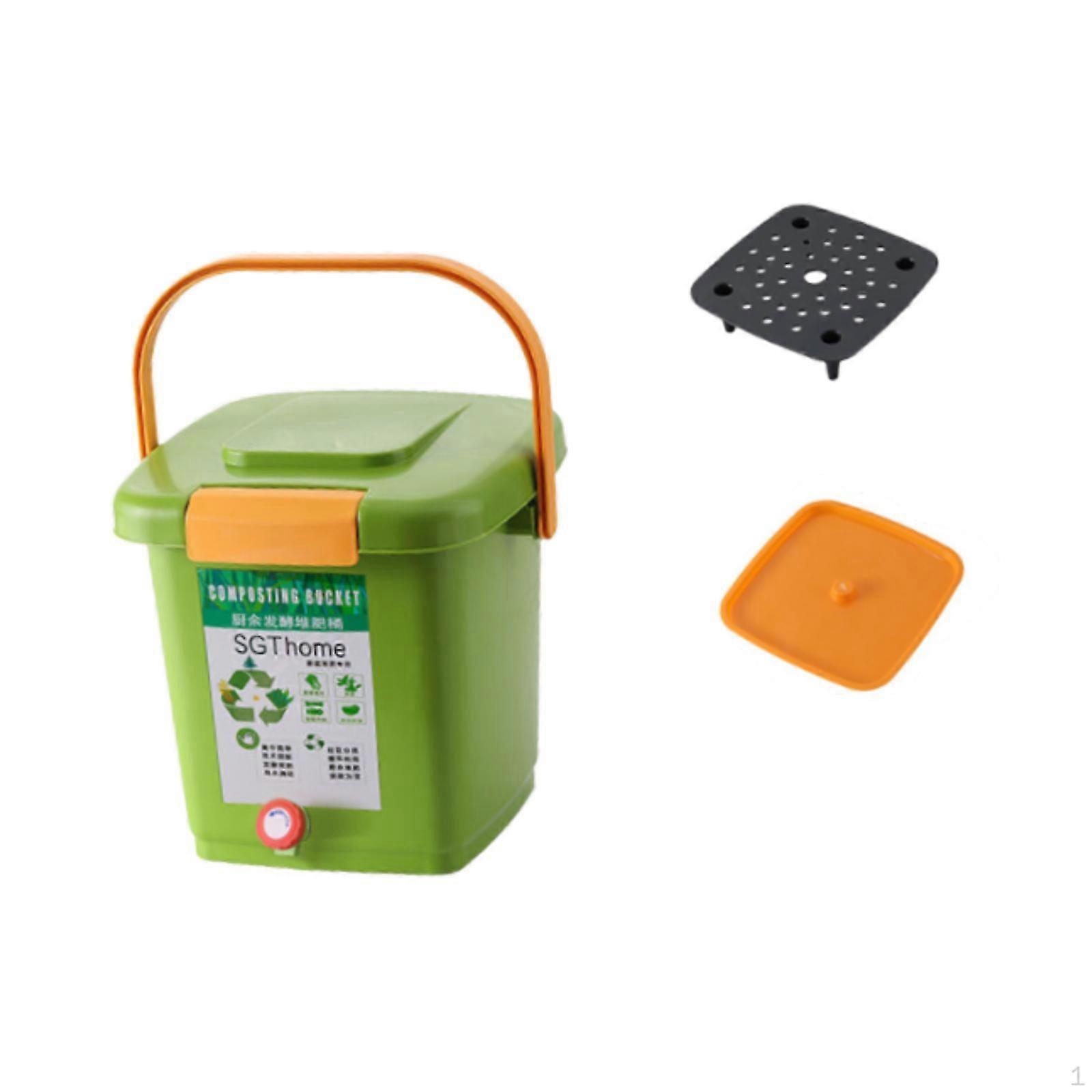 Compost Bin for Garbage, Household, Food Waste Container, Practical Waste,