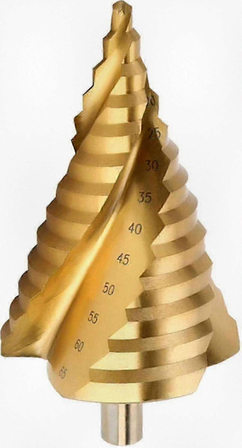 Step Drill Bit - 6-65mm Step Countersink Spiral Cone Drill Bit With Triangular Shaft Suitable for Various Applications
