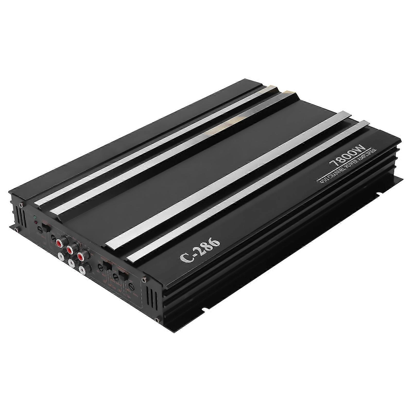 Car Audio Amplifier 4 Channels Speaker Amp for Improved Sound System