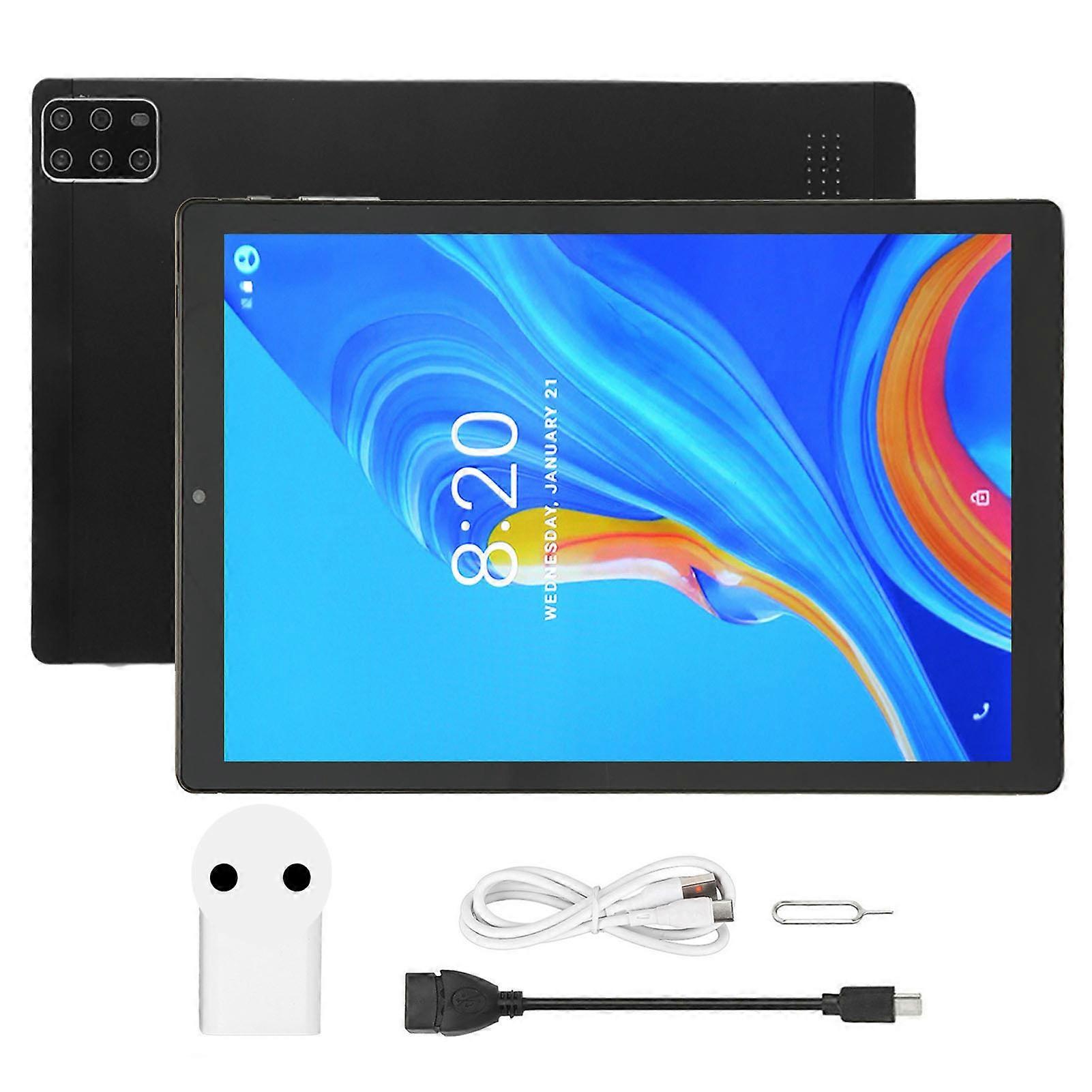 10.1 Inch Tablet Android 12 5G WiFi 6GB RAM 128GB Deca Core 1080P Display Tablet PC